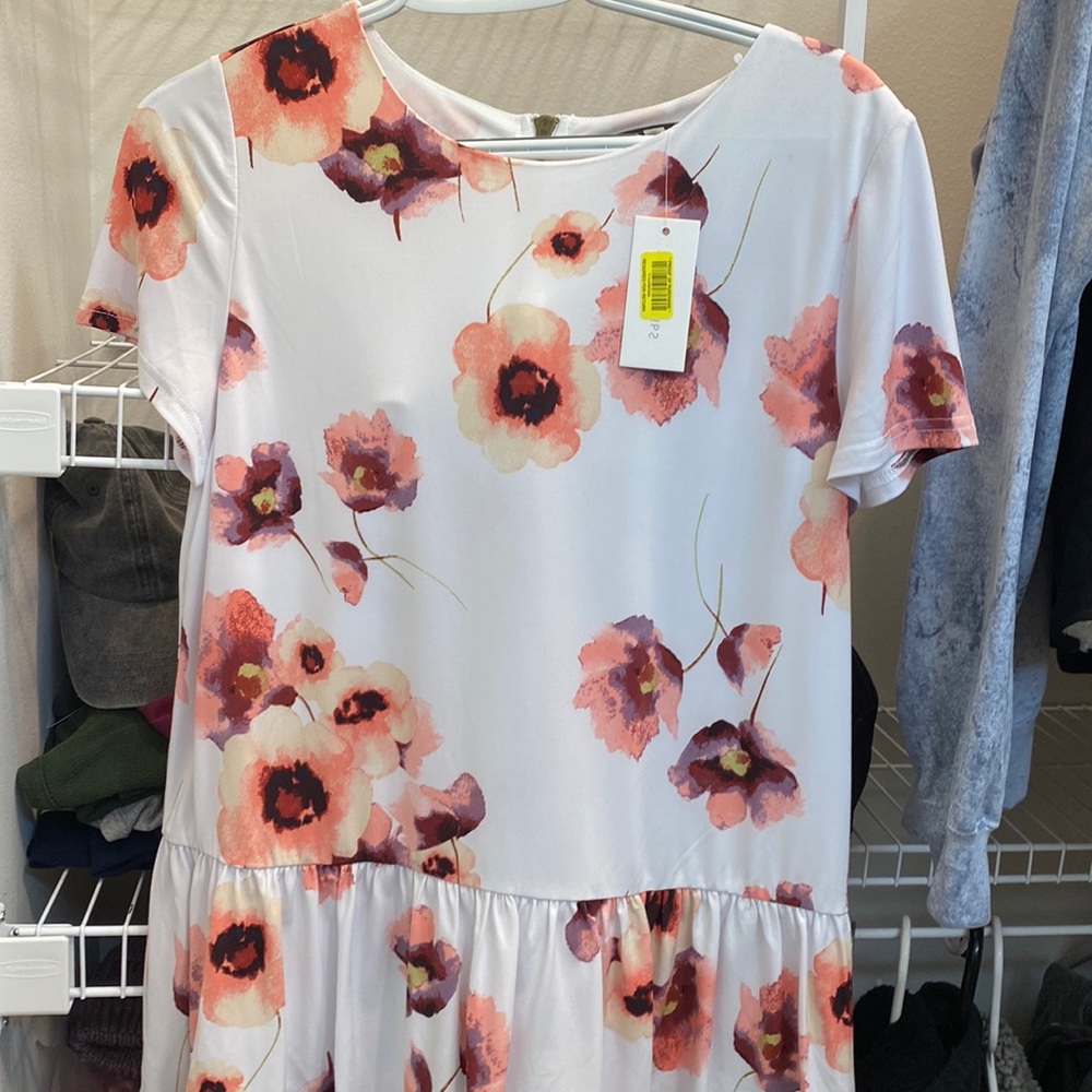 Peplum floral top